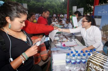 Inauguran la Primera Gran Feria de Empleo y Servicios Laborales en Puerto Morelos