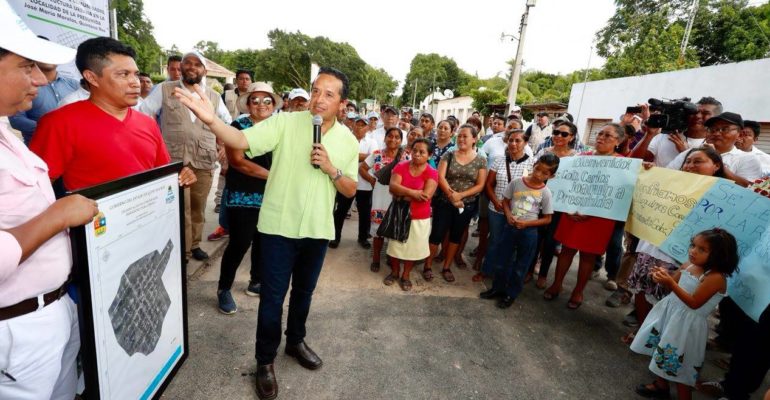 Más de 105.4 millones de pesos se invierten en 11 comunidades rurales de Bacalar, Felipe Carrillo Puerto y José María Morelos
