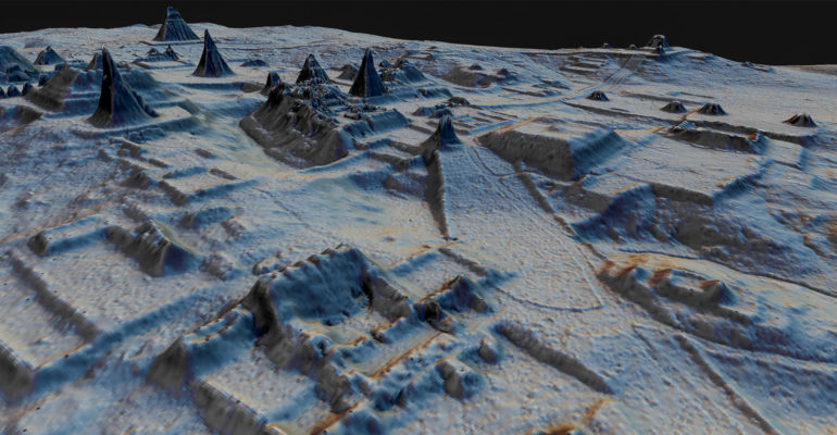 Un mapa láser 3D revela los reinos ocultos de los mayas