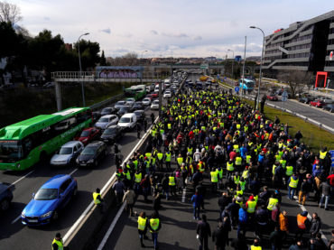 La crisis de los servicios de transporte contratado en Madrid y Barcelona