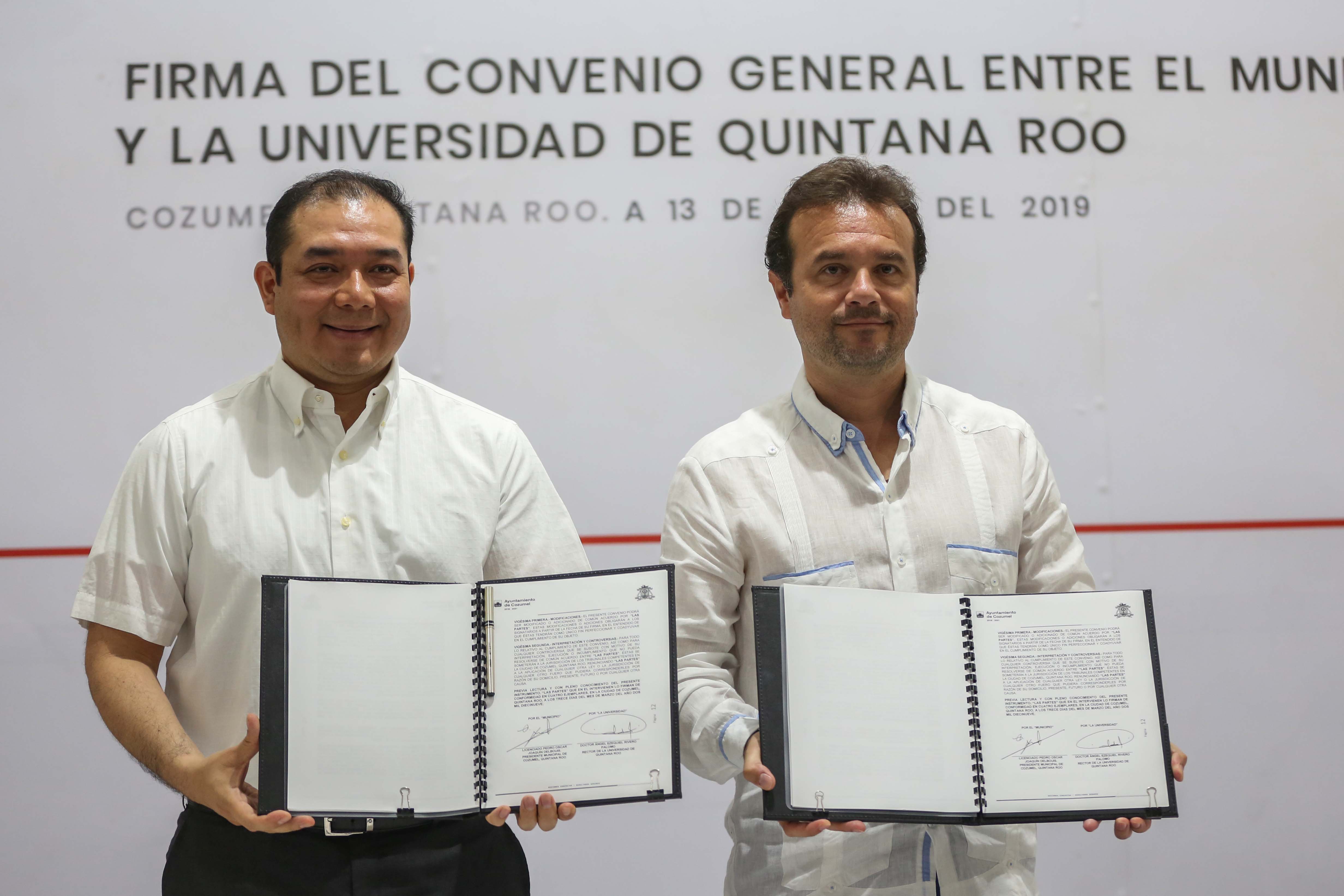 Suscriben convenio de colaboración el Ayuntamiento de Cozumel y la  Universidad de Quintana Roo en beneficio de la comunidad y estudiantes -  Revista Gente Quintana Roo