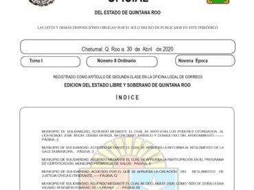 Hasta el 30 de mayo, concluye suspensión de labores presenciales en el Gobierno del Estado