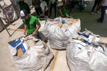 Se realiza reciclatón con estrictas medidas de higiene