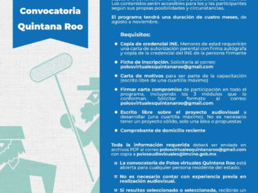 El Instituto de la Cultura y las Artes convoca a inscribirse en el programa Polos Virtuales 2020