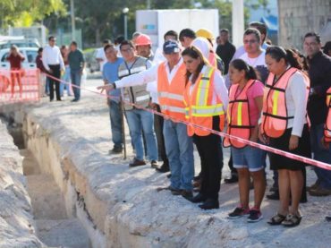 Benito Juárez atiende añejo problema de drenaje y pavimentación