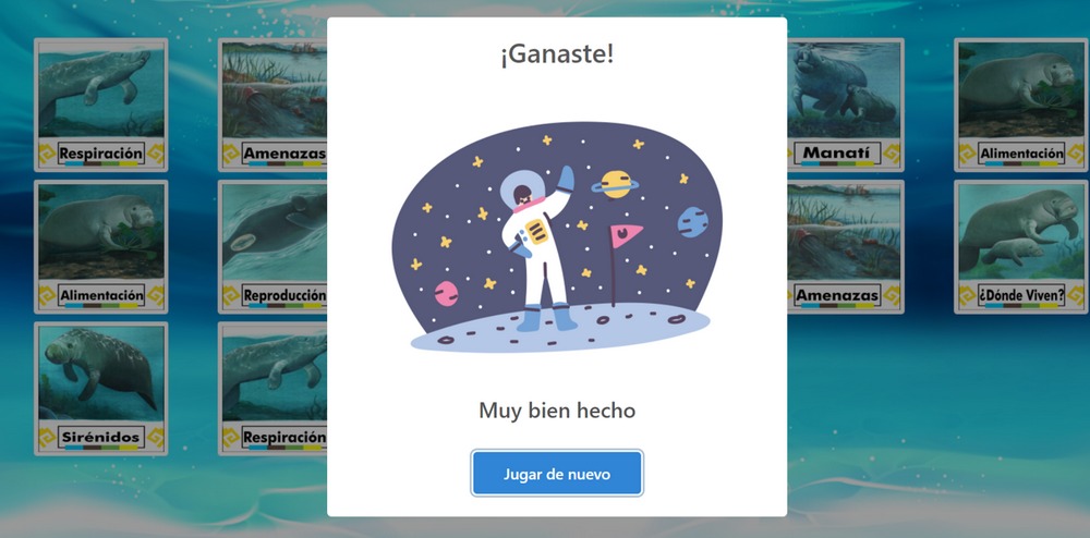 “Manatirama” juego de aprendizaje sobre el manatí
