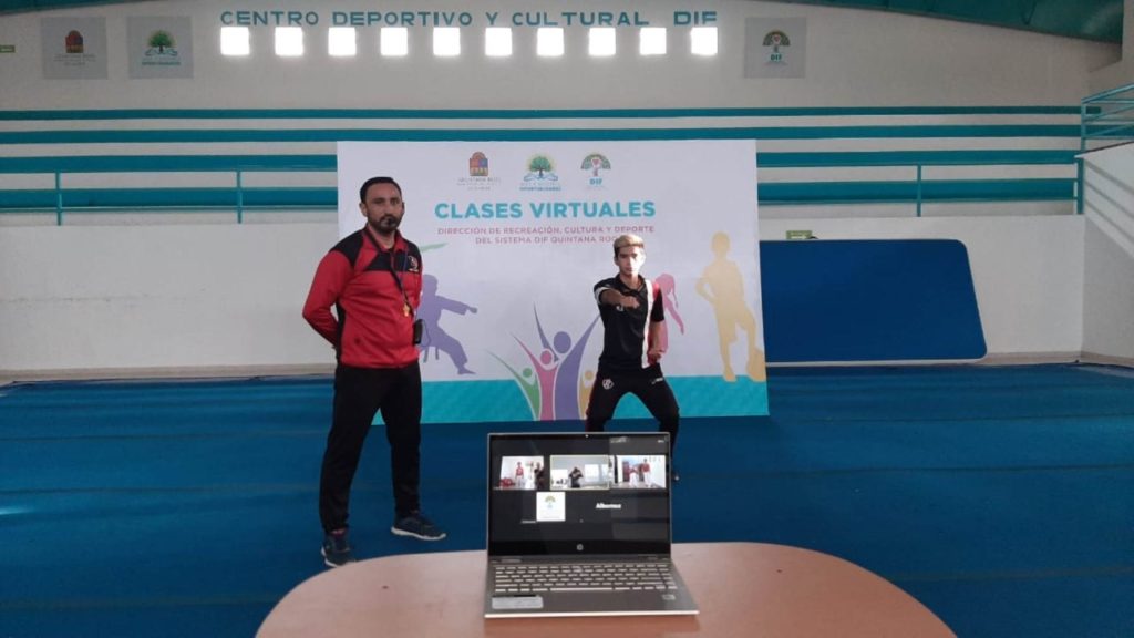 Clases virtuales deportivas y culturales. DIF Quintana Roo