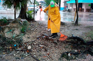 Puerto Morelos listo para días de mucha lluvia: Laura Fernández