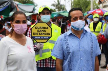 Cancún y gobierno estatal suman esfuerzos para prevenir contagios por Covid-19