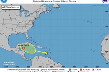 Trayectoria de la Tormenta tropical Gamma en Q.Roo