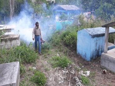 Nebulizan Quintana Roo contra el dengue, zika y chikungunya