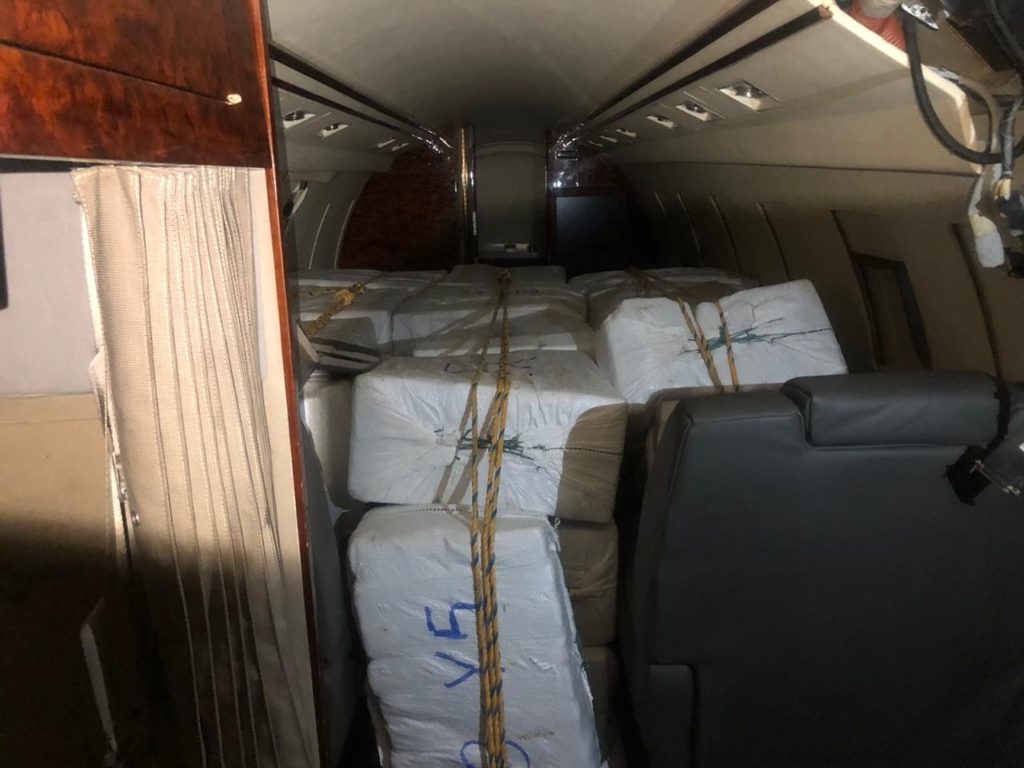 Aeronave con más de tonelada y media de cocaína  fue asegurada en Chetumal