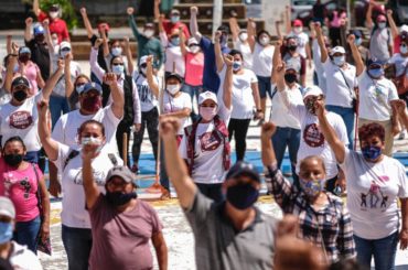 Unidos y de la mano vamos a levantar Cancún