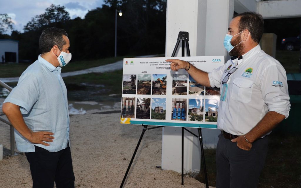 Inversión histórica en agua potable y drenaje en Cozumel