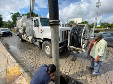 Cancún realiza acciones preventivas ante depresión tropical “Veintiocho”