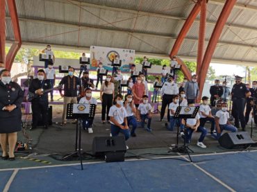 Se presentó en Cancún la Academia Infantil de Música de la Policía Quintana Roo