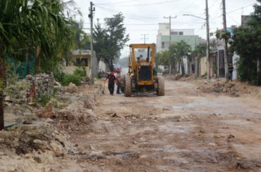 Con obra pública mejora calidad de vida en SM. 235