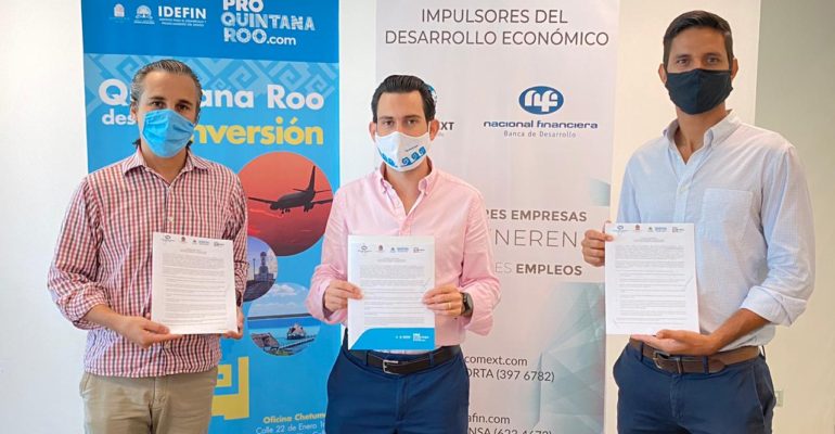 Pro Quintana Roo firma acuerdo de colaboración con NAFÍN