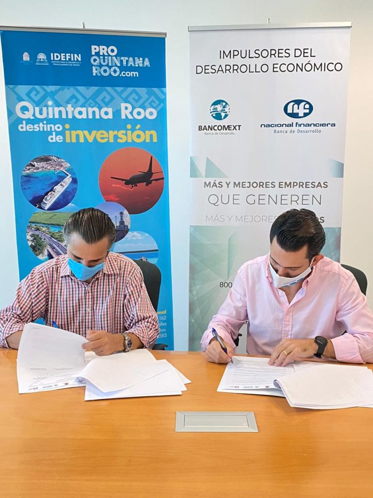 Pro Quintana Roo firma acuerdo de colaboración con NAFÍN