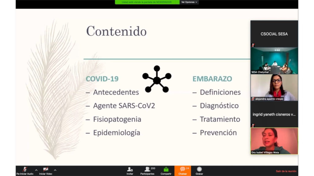 Inauguran Semana Estatal de Atención Obstétrica con el tema “Embarazo y COVID-19″