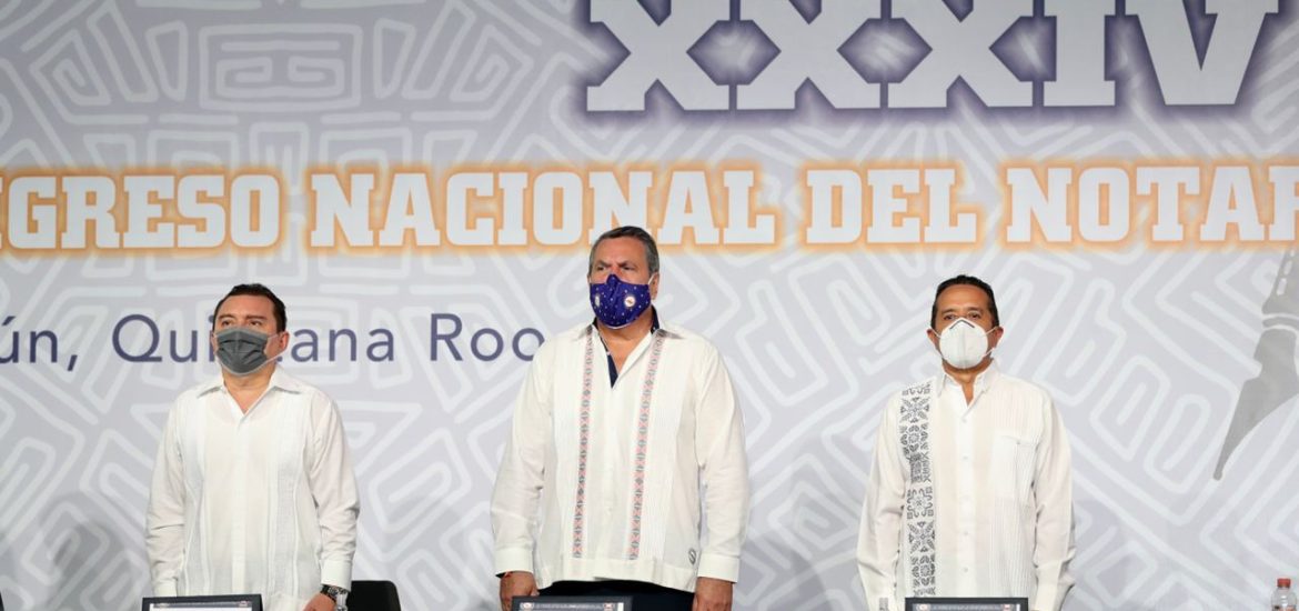 Inauguran el XXXIV Congreso Nacional del Notariado Mexicano