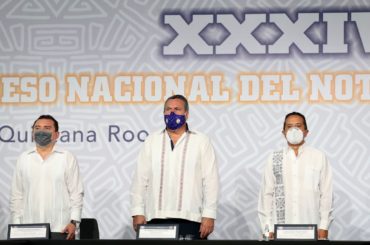 Inauguran el XXXIV Congreso Nacional del Notariado Mexicano