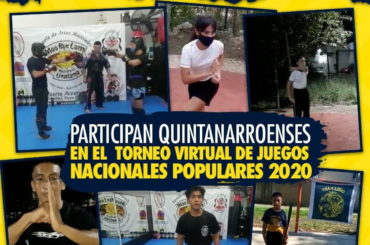 Participan quintanarroenses en el Torneo Virtual de Juegos Nacionales Populares 2020