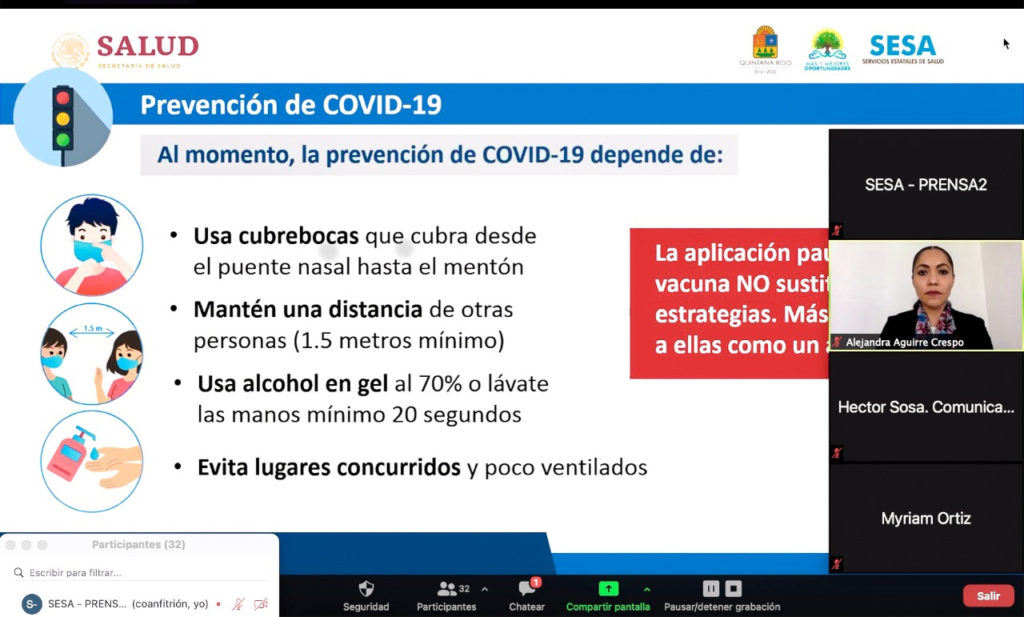 Pide la SESA continuar y fortalecer las medidas de higiene pública