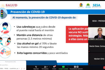 Pide la SESA continuar y fortalecer las medidas de higiene pública