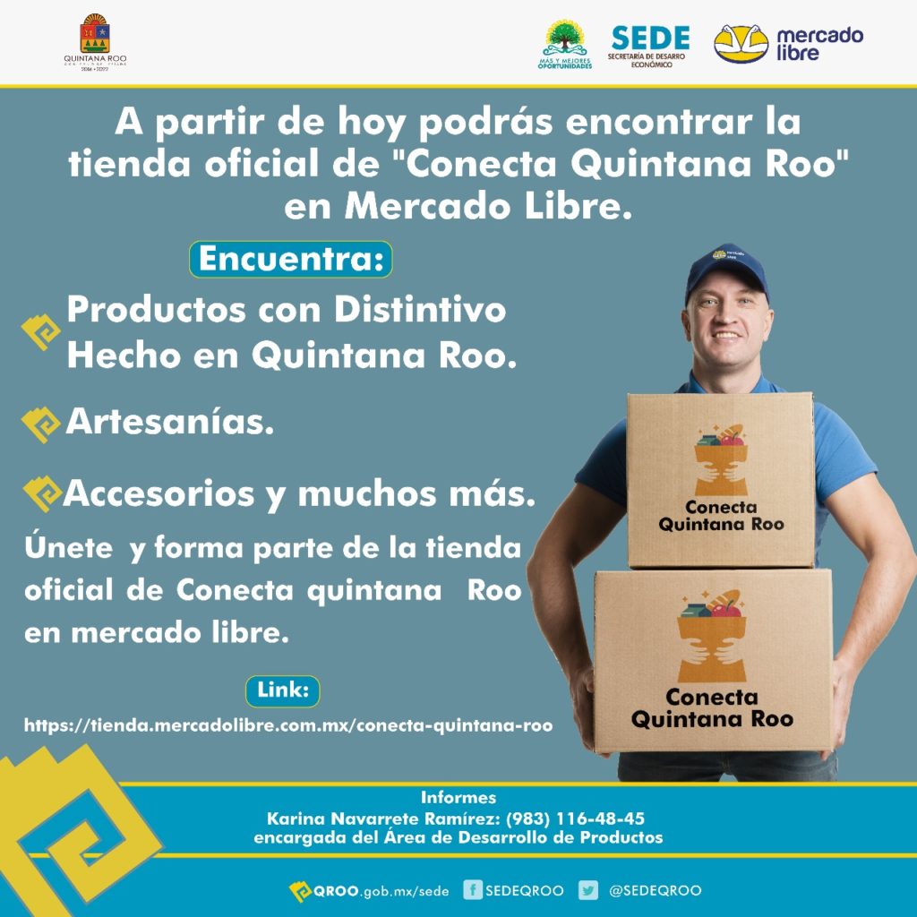 Plataforma “Conecta Quintana Roo” se une a Mercado Libre