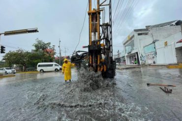 Se realizan trabajos preventivos por lluvias