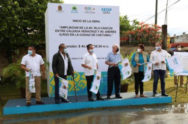 Inicia ampliación de la avenida Isla Cancún en Chetumal