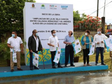 Inicia ampliación de la avenida Isla Cancún en Chetumal