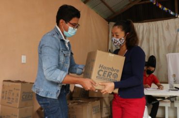 Se reactiva la entrega de alimentos del programa “Hambre Cero”