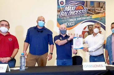 Torneo Maxi Baloncesto Internacional se jugará en Cancún del 18 al 25 de abril