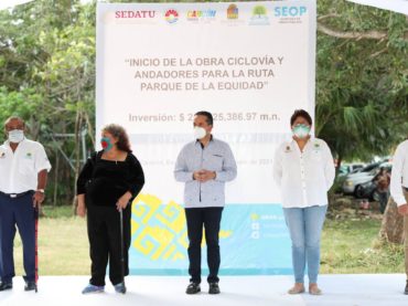 Inició la construcción de la primera etapa del Parque de la Equidad en Cancún