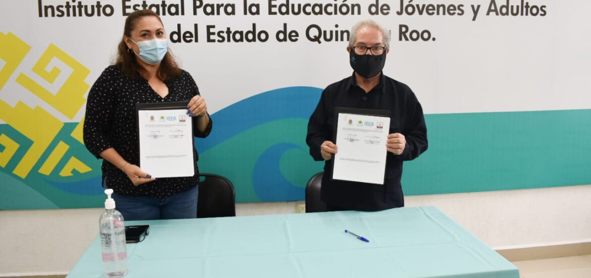 El IEEA Quintana Roo firma convenio con asociación Humbert