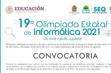 XIX Olimpiada Estatal de Informática; seleccionarán a los 4 mejores programadores